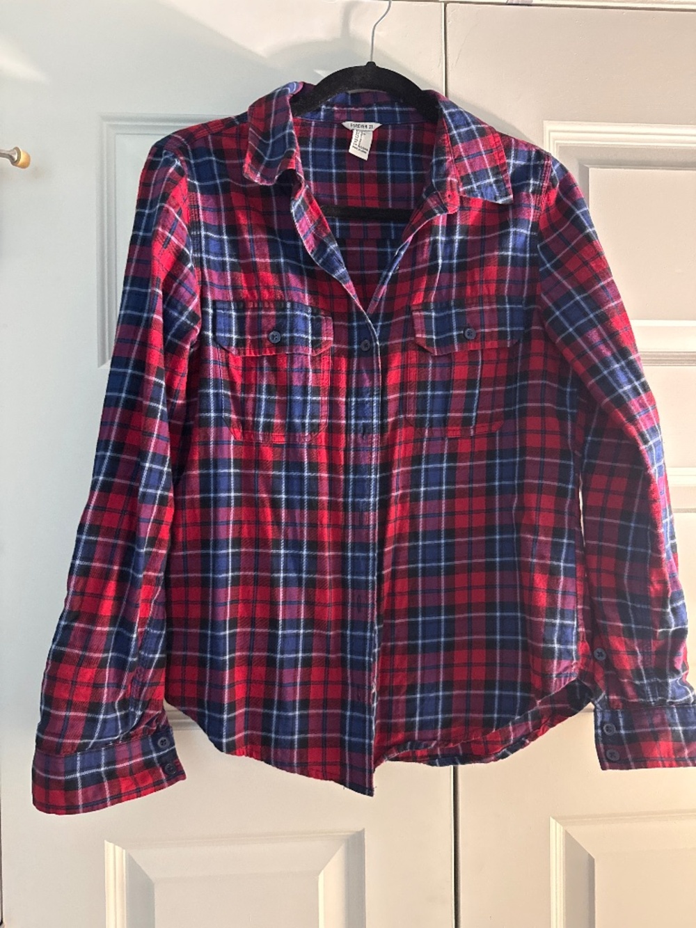 Forever 21 plaid button down